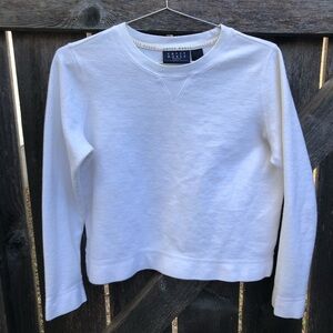 Crazy Horse 100% Cotton white sweater